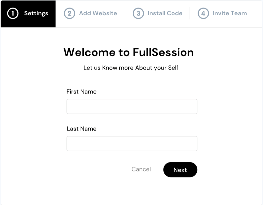 sign up for fullsession