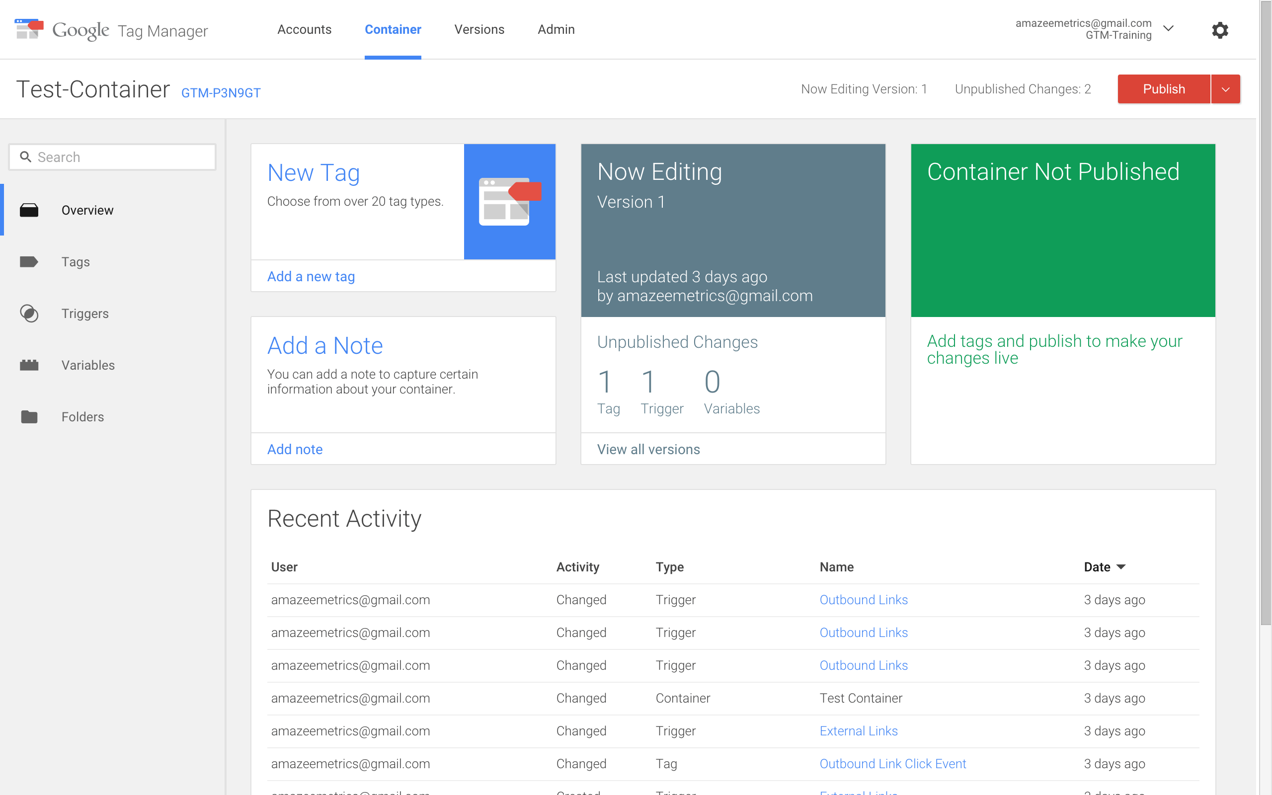 google tag manager