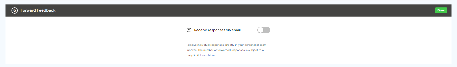 Create Feedback Widget
