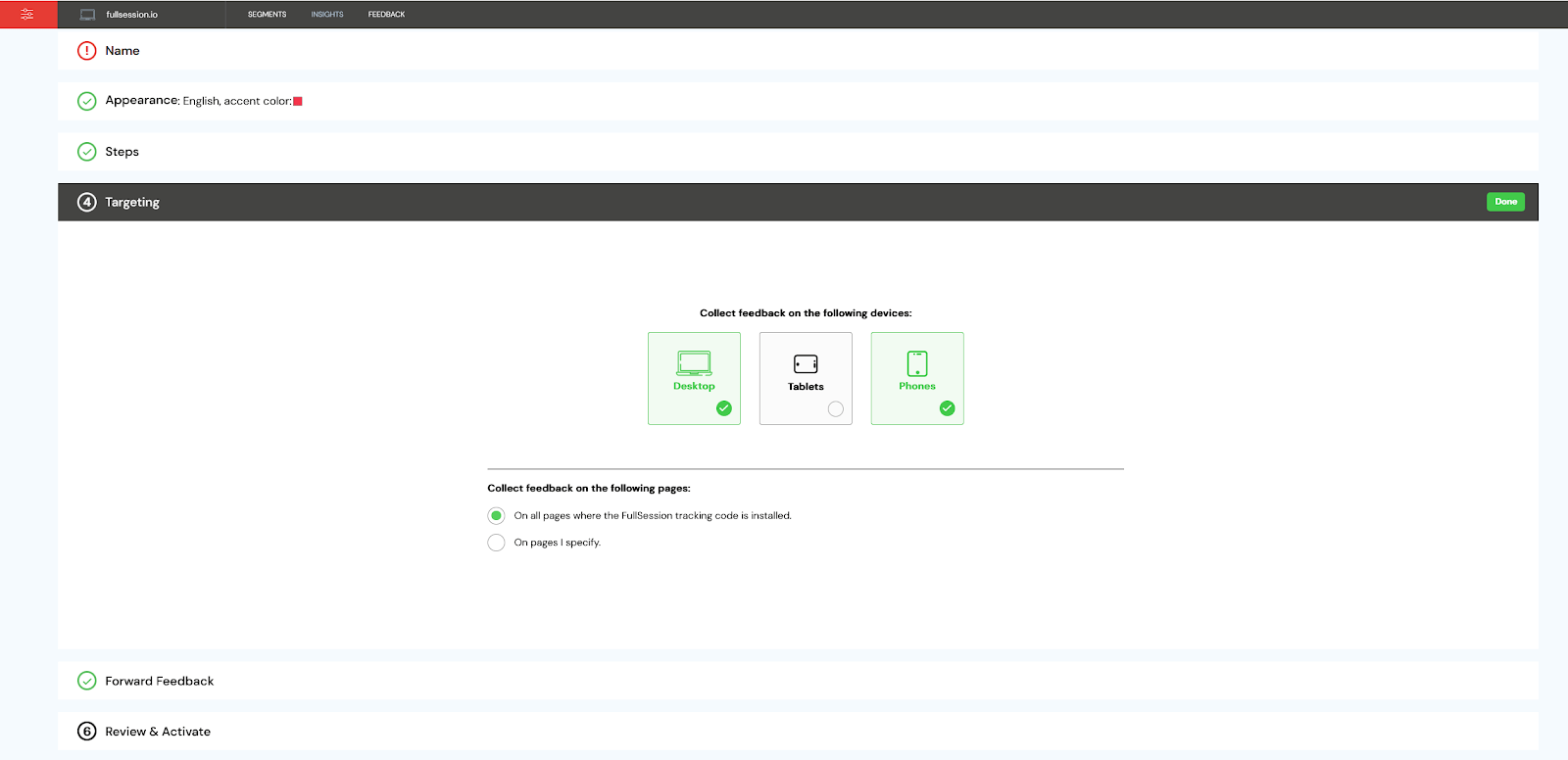 collect quantitative data with FullSession