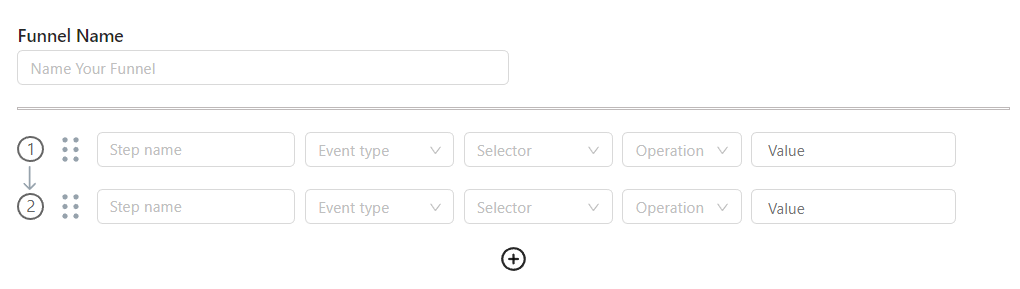 fullsession funnel creating