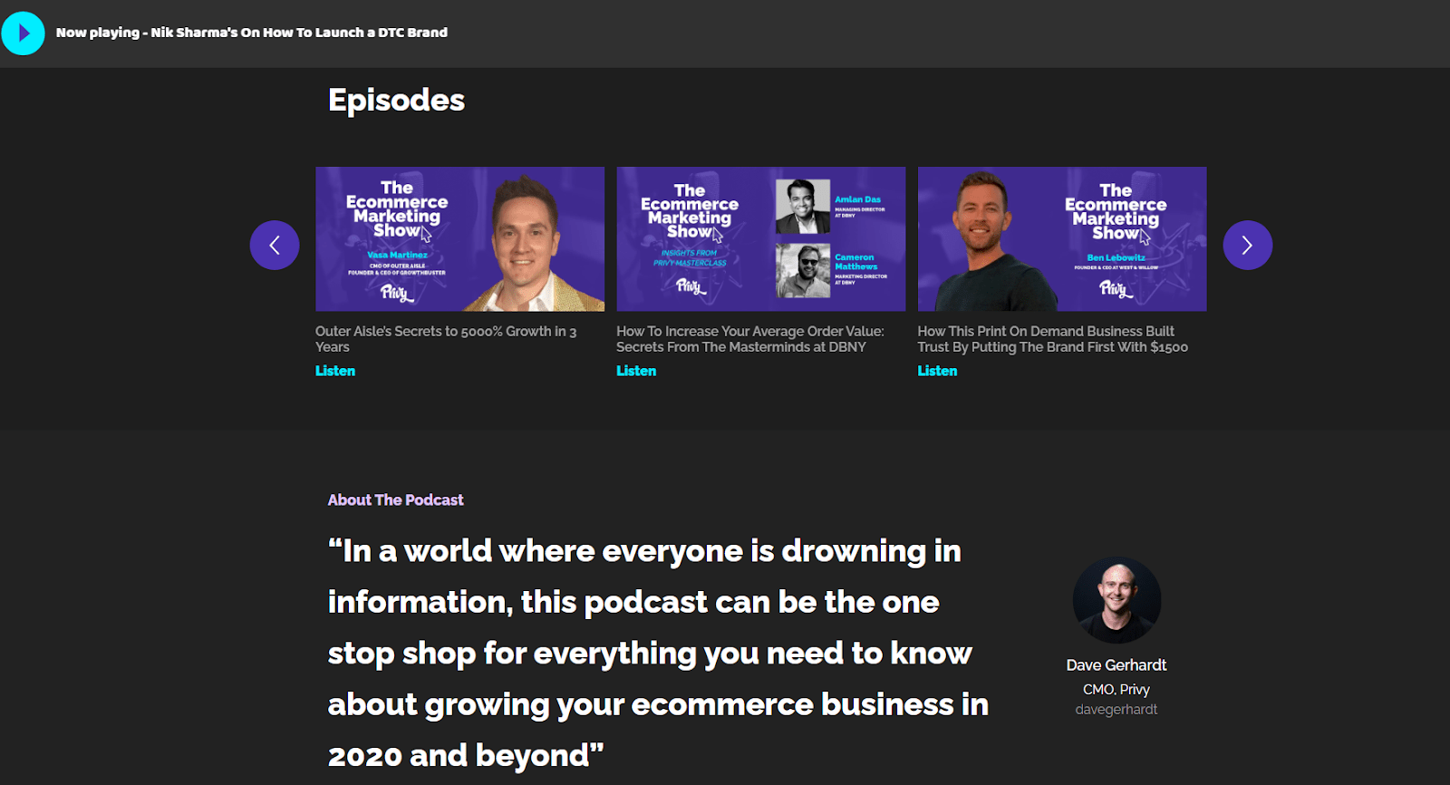 podcast ad