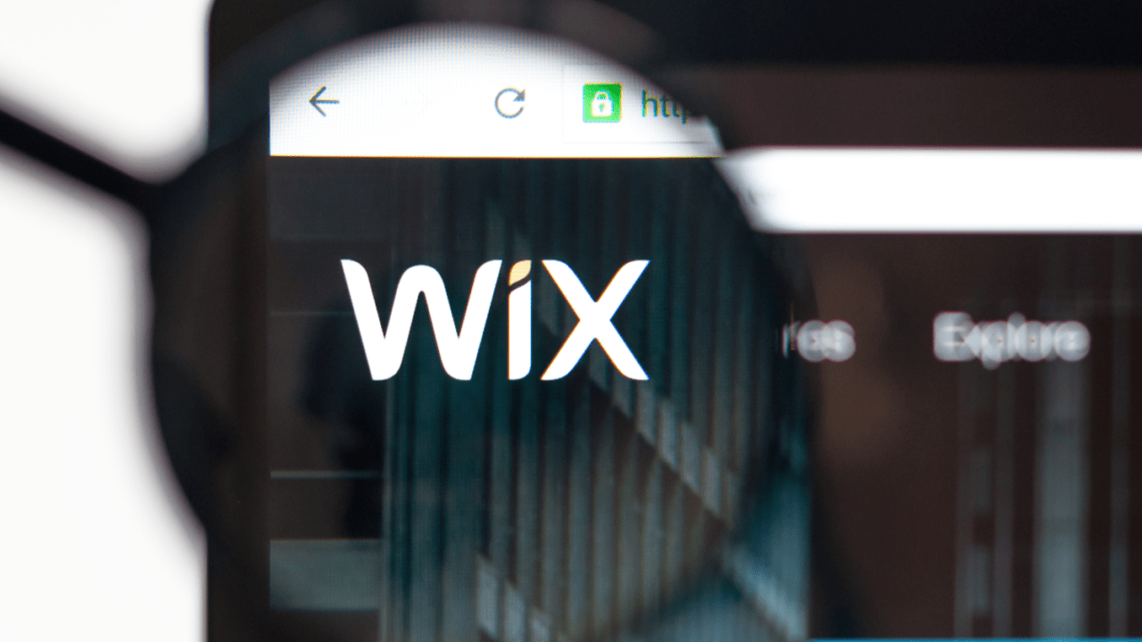 wix on a laptop