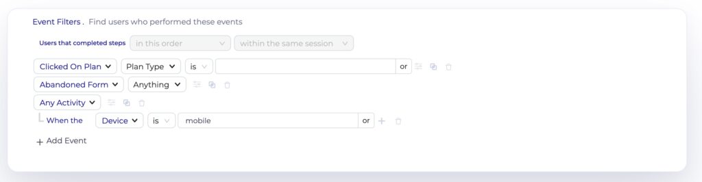 fullsession abandon form on mobile devices
