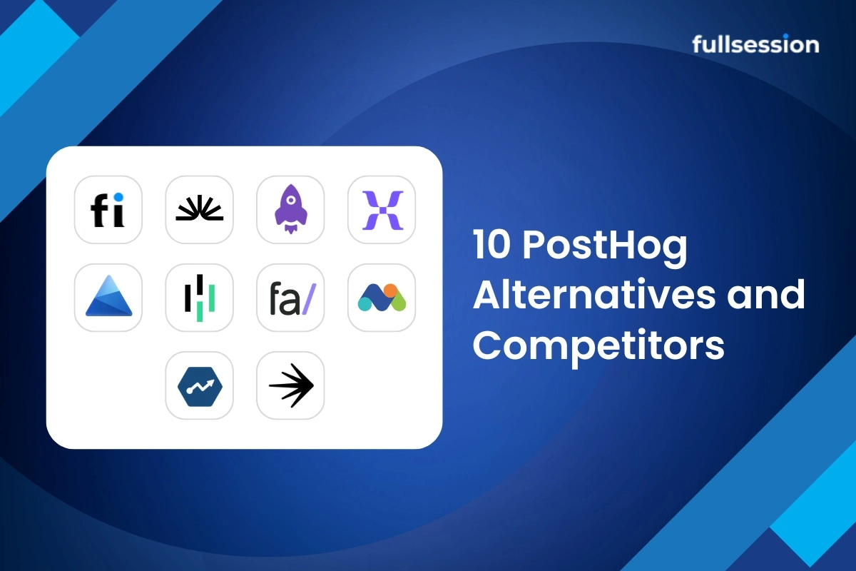 FullSession graphic showing PostHog alternatives and competitors